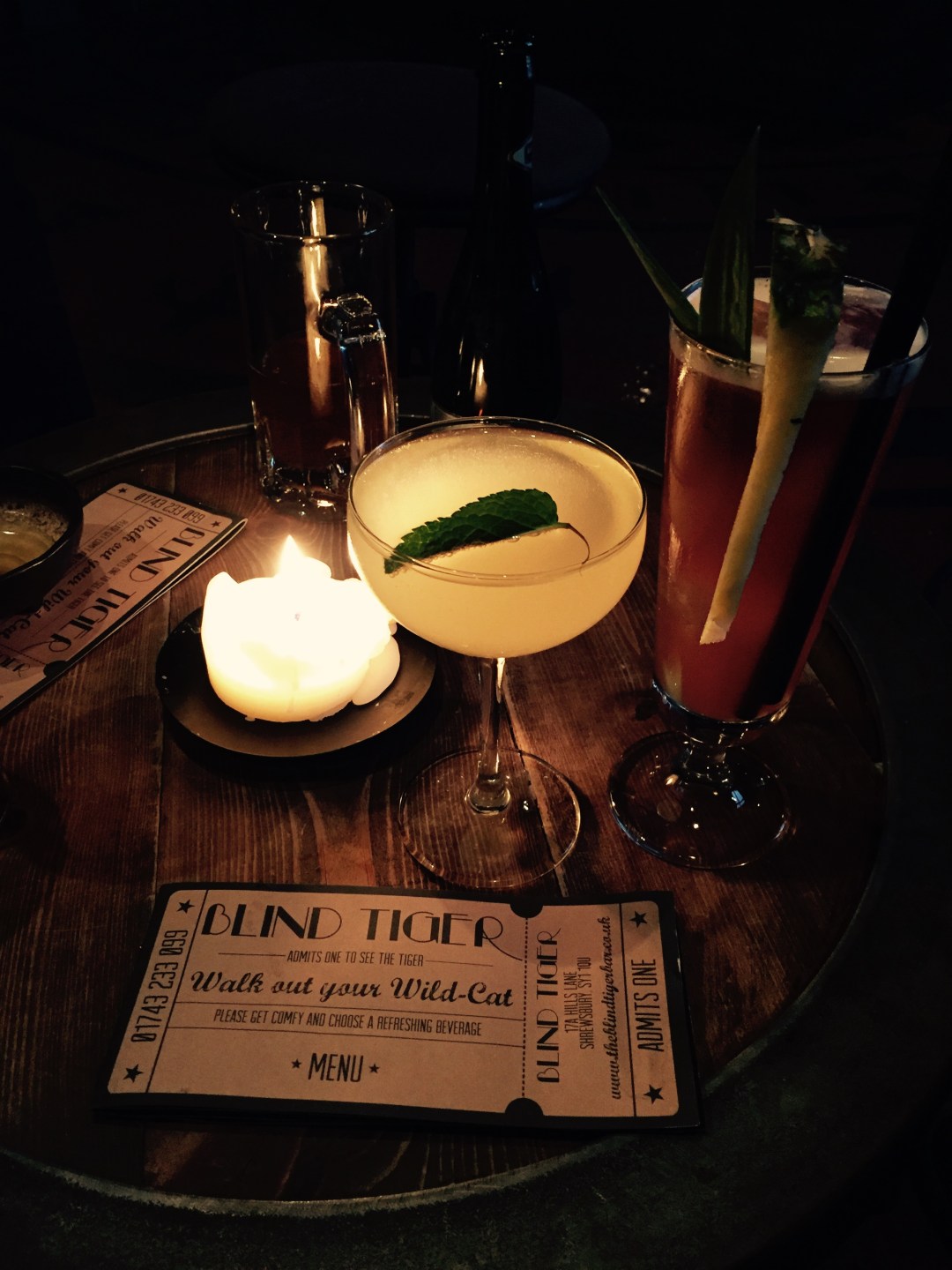 Lovely selection of cocktails at Blind Tiger - Review My Trip